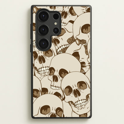 Skull Pattern - Halloween  - Halloween Phone Case for Galaxy S25 Ultra