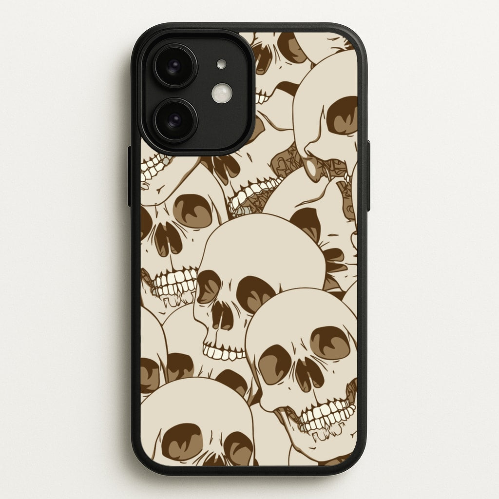 Skull Pattern - Halloween  - Halloween Phone Case for iPhone 11