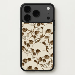 Skull Pattern - Halloween Phone Case for iPhone 17 Pro