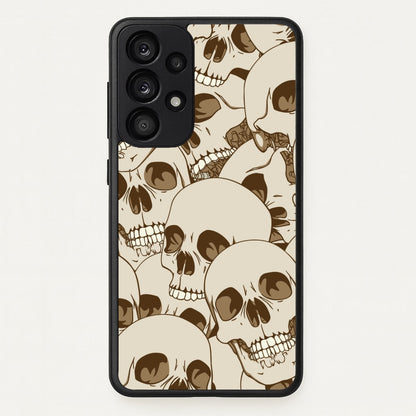 Skull Pattern - Halloween  - Halloween Phone Case for Galaxy A33