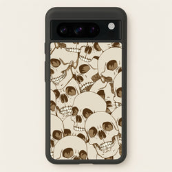 Skull Pattern - Halloween  - Halloween Phone Case for Google Pixel 8 Pro
