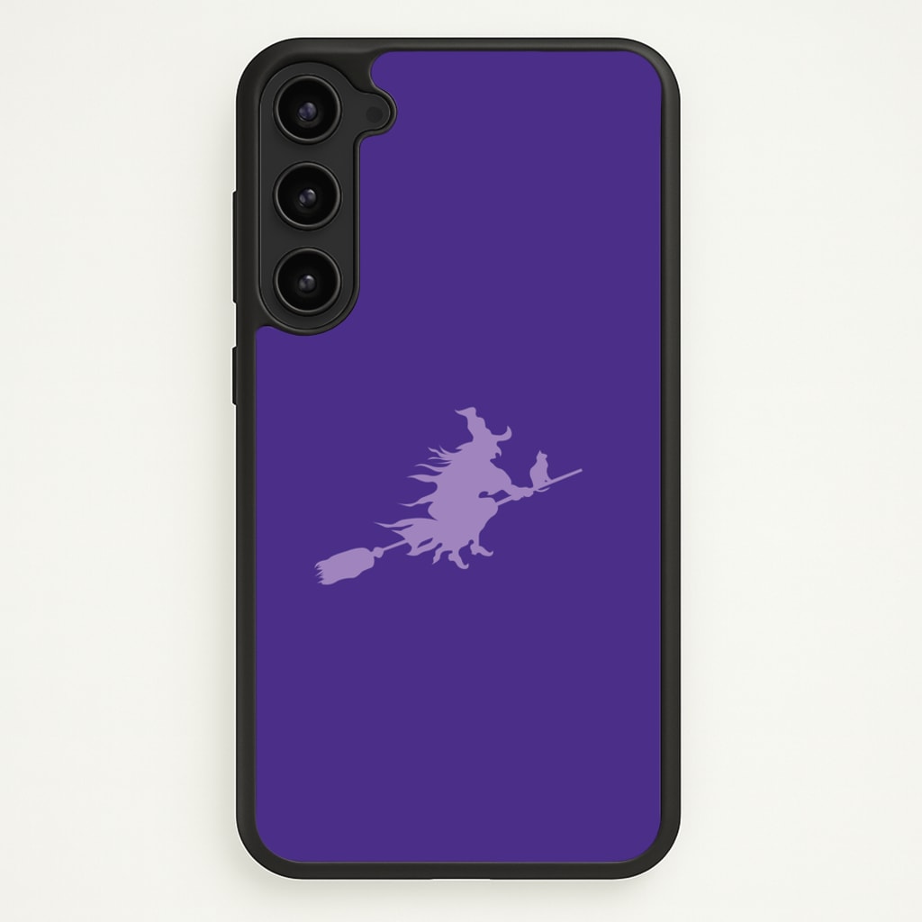 Witch And Cat - Halloween  - Halloween Phone Case for Galaxy S23 Plus