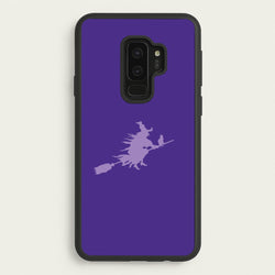 Witch And Cat - Halloween  - Halloween Phone Case for Galaxy S9 Plus