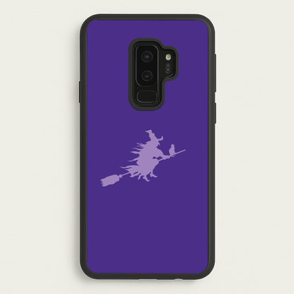 Witch And Cat - Halloween  - Halloween Phone Case for Galaxy S9 Plus