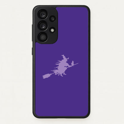 Witch And Cat - Halloween  - Halloween Phone Case for Galaxy A53