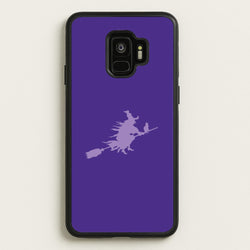 Witch And Cat - Halloween  - Halloween Phone Case for Galaxy S9