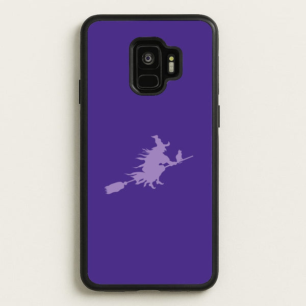 Witch And Cat - Halloween  - Halloween Phone Case for Galaxy S9