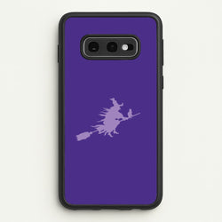 Witch And Cat - Halloween  - Halloween Phone Case for Galaxy S10e