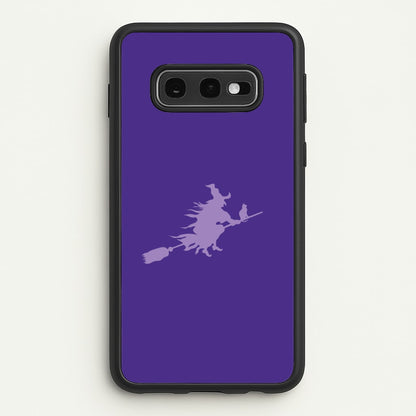 Witch And Cat - Halloween  - Halloween Phone Case for Galaxy S10e