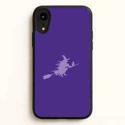 Witch And Cat - Halloween  - Halloween Phone Case for iPhone XR