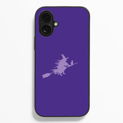 Witch And Cat - Halloween  - Halloween Phone Case for iPhone 16 Plus