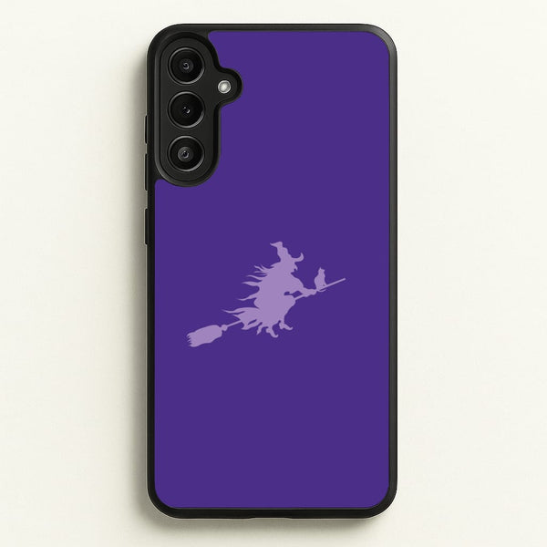 Witch And Cat - Halloween  - Halloween Phone Case for Galaxy A36