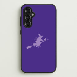 Witch And Cat - Halloween  - Halloween Phone Case for Galaxy A14