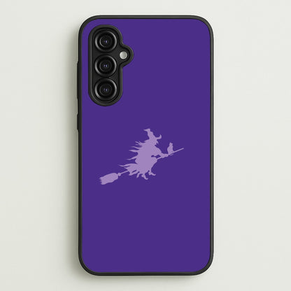Witch And Cat - Halloween  - Halloween Phone Case for Galaxy A14