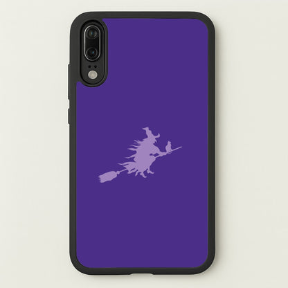 Witch And Cat - Halloween  - Halloween Phone Case for Huawei P20