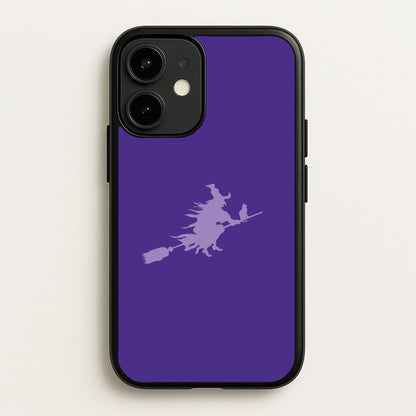 Witch And Cat - Halloween  - Halloween Phone Case for iPhone 12 / 12 Pro