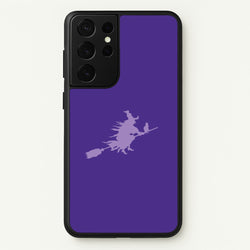 Witch And Cat - Halloween  - Halloween Phone Case for Galaxy S21 Ultra