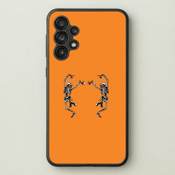 Dancing Skeletons - Halloween  - Halloween Phone Case for Galaxy A13