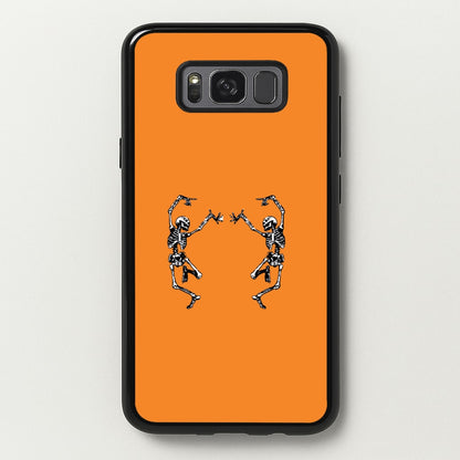 Dancing Skeletons - Halloween  - Halloween Phone Case for Galaxy S8 Plus