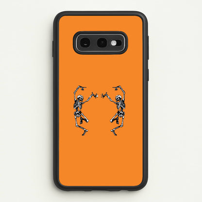 Dancing Skeletons - Halloween  - Halloween Phone Case for Galaxy S10e