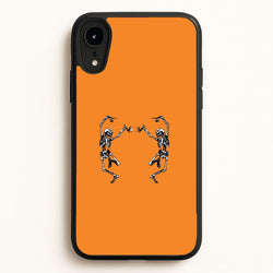 Dancing Skeletons - Halloween  - Halloween Phone Case for iPhone XR