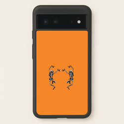 Dancing Skeletons - Halloween  - Halloween Phone Case for Google Pixel 6