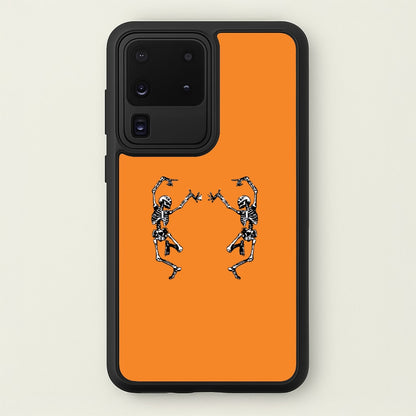 Dancing Skeletons - Halloween  - Halloween Phone Case for Galaxy S20 Ultra