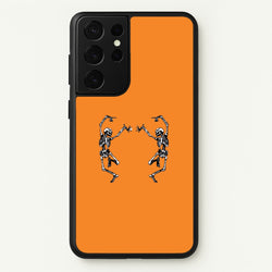 Dancing Skeletons - Halloween  - Halloween Phone Case for Galaxy S21 Ultra
