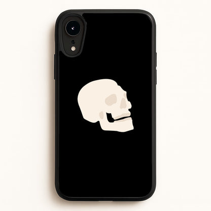 Skull Outline - Halloween  - Halloween Phone Case for iPhone XR