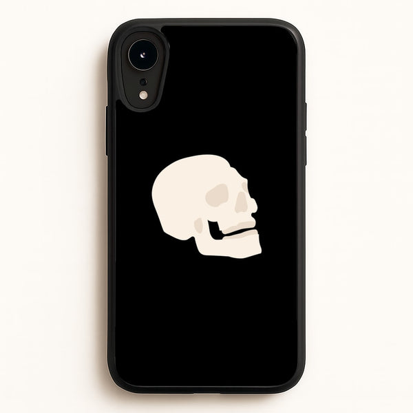 Skull Outline - Halloween  - Halloween Phone Case for iPhone XR