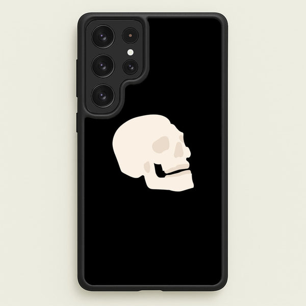 Skull Outline - Halloween  - Halloween Phone Case for Galaxy S22 Ultra