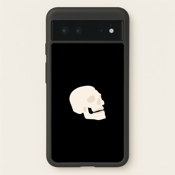 Skull Outline - Halloween  - Halloween Phone Case for Google Pixel 6