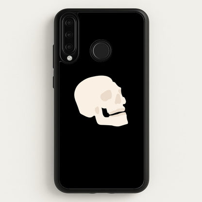 Skull Outline - Halloween  - Halloween Phone Case for Huawei P30 Lite
