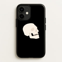 Skull Outline - Halloween  - Halloween Phone Case for iPhone 12 Mini