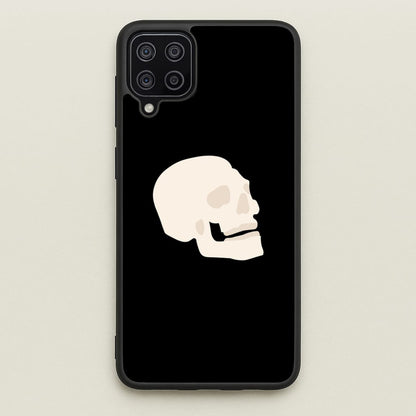 Skull Outline - Halloween  - Halloween Phone Case for Galaxy A12