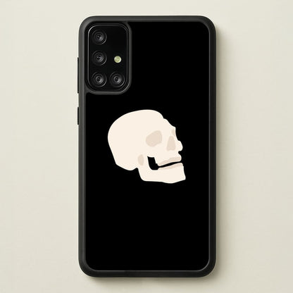 Skull Outline - Halloween  - Halloween Phone Case for Galaxy A71