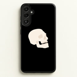Skull Outline - Halloween  - Halloween Phone Case for Galaxy A36