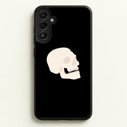 Skull Outline - Halloween  - Halloween Phone Case for Galaxy A36