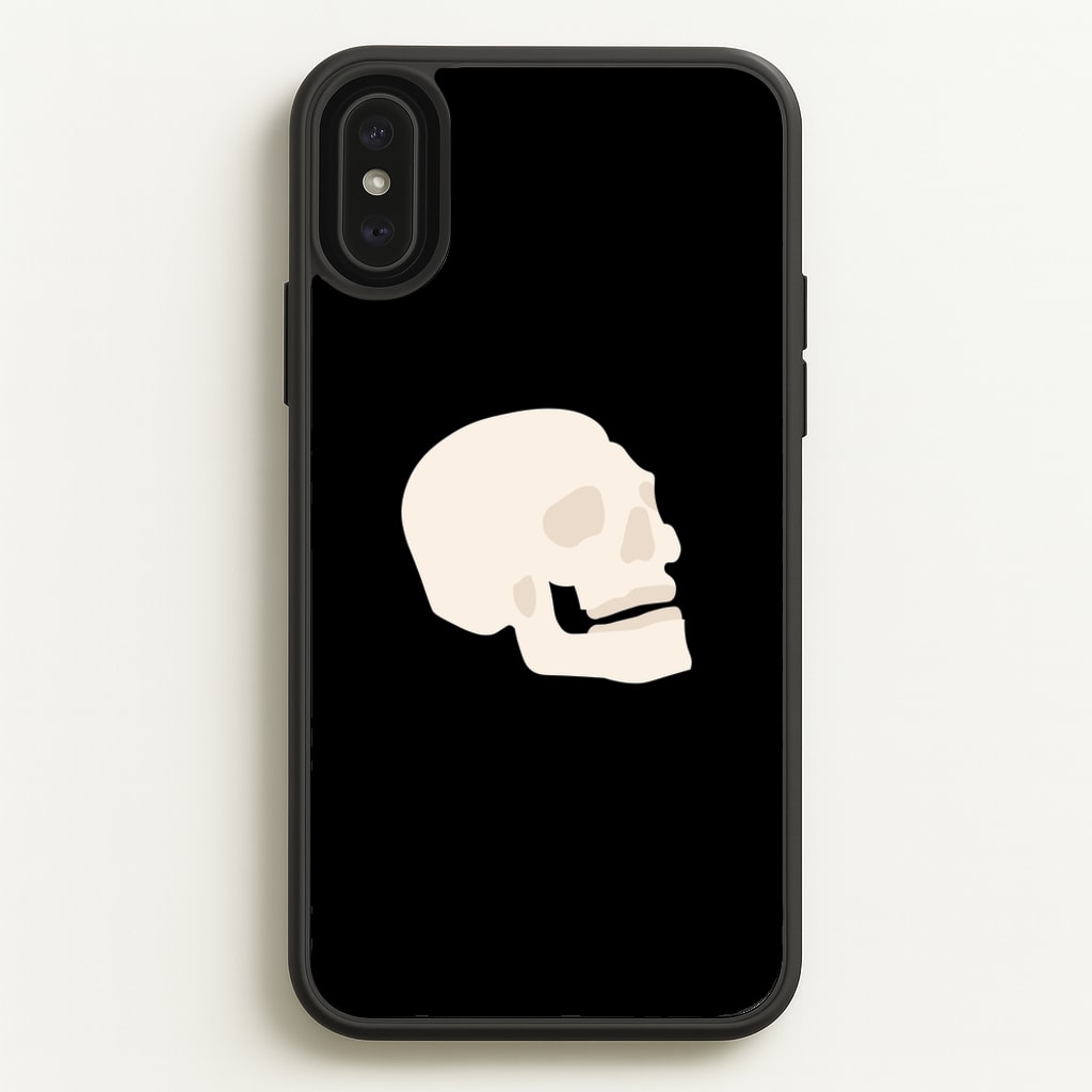Skull Outline - Halloween  - Halloween Phone Case for iPhone XS Max
