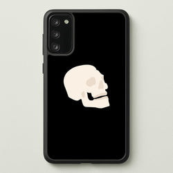 Skull Outline - Halloween  - Halloween Phone Case for Galaxy S20FE