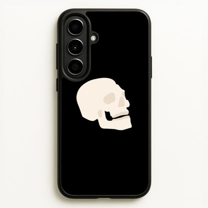 Skull Outline - Halloween  - Halloween Phone Case for Galaxy A56