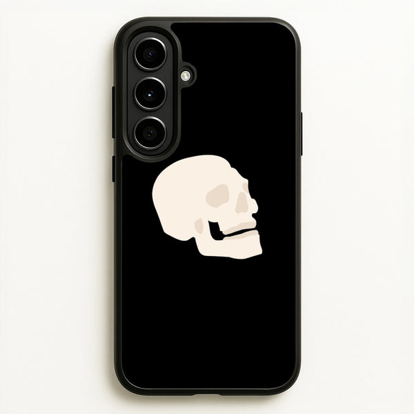 Skull Outline - Halloween  - Halloween Phone Case for Galaxy A56