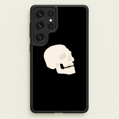 Skull Outline - Halloween  - Halloween Phone Case for Galaxy S23 Ultra