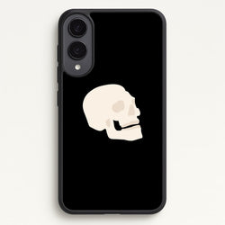 Skull Outline - Halloween  - Halloween Phone Case for Galaxy S25 Edge