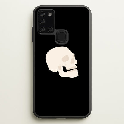 Skull Outline - Halloween  - Halloween Phone Case for Galaxy A21s