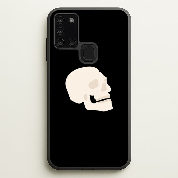 Skull Outline - Halloween  - Halloween Phone Case for Galaxy A21s