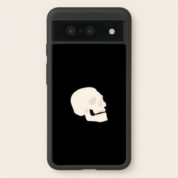 Skull Outline - Halloween  - Halloween Phone Case for Google Pixel 8