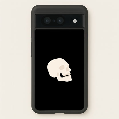 Skull Outline - Halloween  - Halloween Phone Case for Google Pixel 8