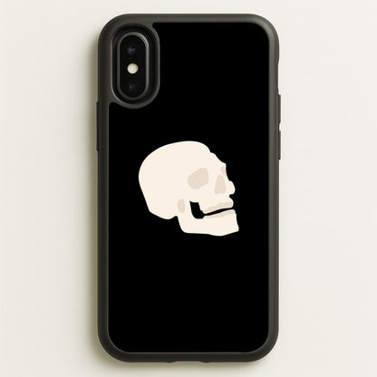 Skull Outline - Halloween  - Halloween Phone Case for iPhone X / XS