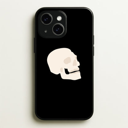 Skull Outline - Halloween  - Halloween Phone Case for iPhone 15 Plus